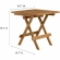 Vienna 3 Piece Outdoor Folding Lounge Chairs & Side Table in Natural Rope & Teak
