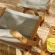 Vienna 2 Piece Outdoor Folding Lounge Chair & Ottoman Set in Natural Rope & Teak