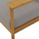 Wren Outdoor Sofa in Driftwood Brown Fabric & Teak