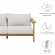 Wren Outdoor Sofa in Sail White Fabric & Teak