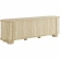 Overture 63" Oval TV STand in Faux Travertine