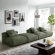 Solace 4 Piece Modular Sectional Sofa in Fern Green Corduroy