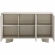Flux Arched 3 Door Sideboard in White Washed Finish