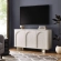 Flux Arched 3 Door Sideboard in White Washed Finish