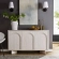 Flux Arched 3 Door Sideboard in White Washed Finish