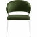 Nella Dining Chair in Moss Green Performance Velvet & Silver Metal (Set of 2)