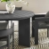 Tahoe 5 Piece Outdoor Round Dining Set in Charcoal Fabric & Gray Aluminum