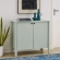 Emmeline 35" 2 Door Scalloped Sideboard Cabinet in Sage Green
