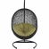 Encase Swing Outdoor Lounge Chair in Poly Rattan with Peridot Cushion