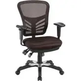 Articulate Adjustable Office Chair in Brown Mesh