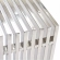 Gridiron Console Table in Stainless Steel