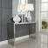 Gridiron Console Table in Stainless Steel