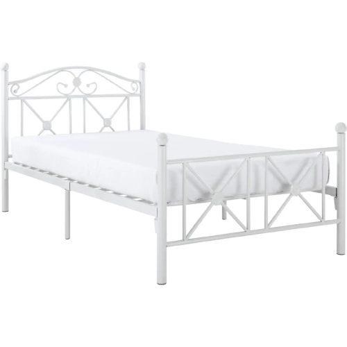 Cottage Twin Bed Frame in White