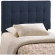 Lily Twin Fabric Headboard in Tufted Navy