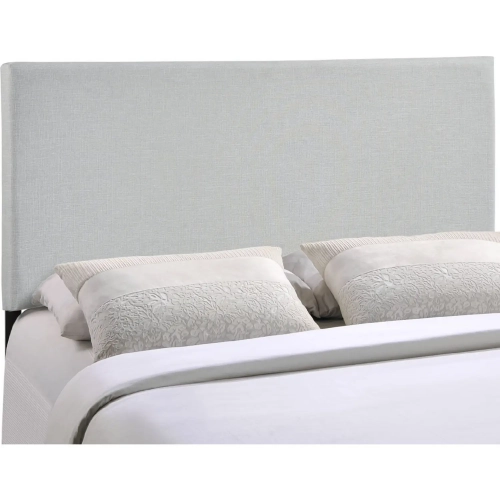 Region King Upholstered Headboard in Gray Linen