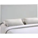 Region King Upholstered Headboard in Gray Linen