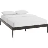 Elsie Queen Bed Frame in Brown Powder Coated Steel