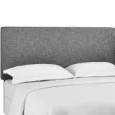 Taylor Full Queen Headboard in Light Gray Linen