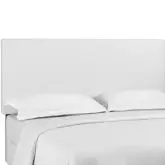 Taylor King California Headboard in White Leatherette