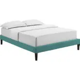 Tessie Full Fabric Bed Frame with Squared Tapered Legs