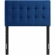 Lily Twin Headboard in Tufted Navy Blue Velvet
