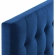 Lily Twin Headboard in Tufted Navy Blue Velvet