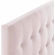 Lily Twin Headboard in Tufted Pink Velvet