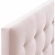 Lily Full Headboard in Tufted Pink Velvet