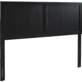 Robbie Twin Headboard in Black Wood