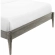 June Queen Platform Bed Frame in Gray Wood