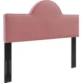 Dawn Twin Headboard in Dusty Rose Performance Velvet