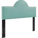 Dawn Twin Headboard in Mint Performance Velvet