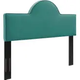 Dawn Twin Headboard in Teal Performance Velvet