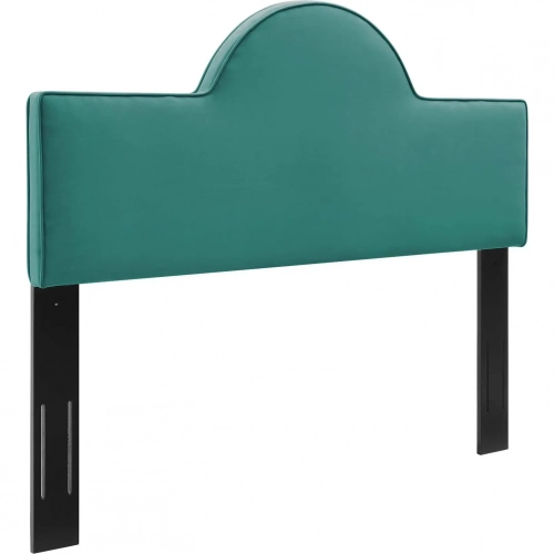 Dawn Full Queen Headboard in Teal Performance Velvet