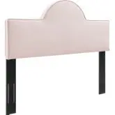 Dawn King California King Headboard in Pink Performance Velvet