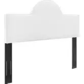 Dawn King California King Headboard in White Performance Velvet