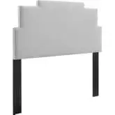 Kasia Twin Headboard in Light Gray Velvet