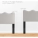 Athena King or CA King Scalloped Headboard in Light Gray Performance Velvet