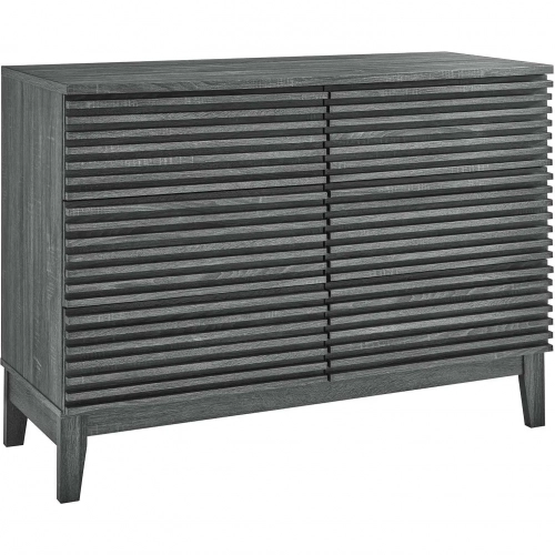 Render 6 Drawer Dresser in Charcoal Gray Finsh