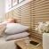Render Wall Mount Queen Headboard & 2 Nightstands Set in Oak Finish