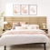 Render Wall Mount Queen Headboard & 2 Nightstands Set in Oak Finish