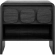 Toscana 1 Drawer Nightstand in Black Finish