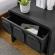 Toscana 1 Drawer Nightstand in Black Finish