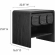 Toscana 1 Drawer Nightstand in Black Finish