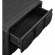 Toscana 2 Drawer Nightstand in Black Finish