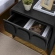 Toscana 2 Drawer Nightstand in Black Finish