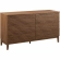 Render 63" 6 Drawer Dresser in Walnut Finish