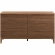 Render 63" 6 Drawer Dresser in Walnut Finish