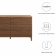 Render 63" 6 Drawer Dresser in Walnut Finish