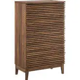 Render 5 Drawer Chest in Walnut Finish
